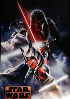 the poster for star wars ii, featuring darth vader and sith - o - rad