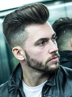 Pomp and Fade Pompadour Haircut, Pompadour Fade, Modern Pompadour, Victory Rolls, Pompadour Hairstyle, Rockabilly Hair, Cool Hairstyles For Men, Hair Styles 2017, Popular Haircuts