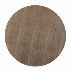 a round wooden table top that is made out of wood and has been painted brown