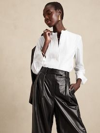 Women’s Tops – Blouses & Shirts | Banana Republic Collared Shirt Outfits, Tuxedo Shirt, Blouses And Tops, Tuxedo Shirts, Silk Camisole, Keith Richards, My Style Fashion, Suits And Jackets, Wardrobe Outfits