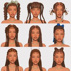 Sims 4 Hairstyles #sims4 #thesims4 #thesimsresource #sims4customcontent #hair #hairstyles #braids #gaming #ts4cc #ts4hair Hair Sets Sims 4 Cc, Sims 4 Cc Edges Maxis Match, Sims 4 Mods Free Hair, Sims 4 Cc Maxis Match Hair Braid, Ts4 Braided Hair Cc, Sims 4 Cc Maxis Match Free, Sims Natural Hair Cc, Family Dynamics Sims 4, Sims 4 French Braids Cc