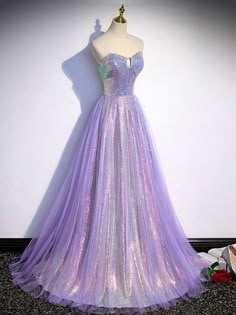 Prom Dress Purple, Lilac Prom Dresses, Prom 2025, Tulle Long Prom Dress, Purple Evening Dress, A Line Prom Dress, Floor Length Prom Dresses, Corset Dress Prom, Prom Dress Inspiration