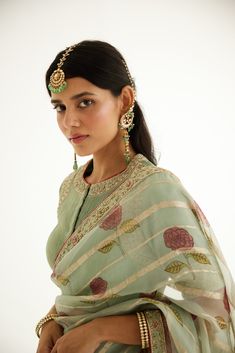 Elevate your style with our zardozi-embroidered hand block printed silk organza sari, perfectly paired with a pin-tucked blouse. This ensemble exudes timeless elegance and sophistication, making it a perfect choice for grand occasions and celebrations. Organza Sari, Personal Shopping Service, Silk Organza, Printed Silk, Fashion Labels, Global Fashion, Personal Shopping, Chic Design, Personal Stylist