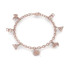 Charm bracelets are wonderful gifts to buy a young girl, a woman and your Granny. There isn't ever a sense of stopping to collect charms, women all over the globe of all shapes and sizes love these enthralling gubbins. This is why we introduce to you this stunning gold charm bracelet. It has an charismatic leaf with the celtic, heart and cupid charms. Chain is metallic and very finely polished, leaving it with a outstanding finish. Buy yourself this stunning charm bracelet today and make you Gold Bracelet Indian, Souvenir Jewelry, Love Symbol, Celtic Heart, Rose Gold Charms, Birthday Bracelet, Advantages And Disadvantages, Gold Charms, Charms Bracelet