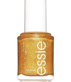 Essie Nail Polish Caught On Tape #1593 0.46fl oz. Nail Polish Winter, Nail Polish Party, Kawaii Stuff To Buy, Sparkly Nail Polish, Winter Nail Polish, Essie Nail Colors, Gold Nail Polish, White Glitter Nails, Nail Polish Brands