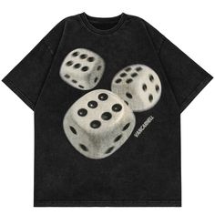 washed Dice Graphic t-shirt Dice Print, Tee Shirt Outfit, Y2k Design, Trendy Tees, Mode Hippie, Shirt Outfits, Design Shirts, Shirt Prints, Fashion App