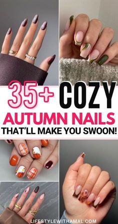 Nails Fall French Tips, Nail Design For Christmas, Nude Brown Nails, Nails Brown French, Nails For Fall Autumn, Fall French Nails, Brown French Nails, Fall French Tips, Short Autumn Nails