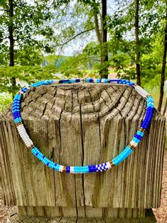 Hand-woven Necklace, Adjustable , Herringbone Summer Necklace, Boho Street Style Jewelry, Handmade Gift for Women, Bohemian Trendy Gifts - Etsy Hand-strung Bohemian Beaded Necklaces For Summer, Bohemian Heishi Beads Choker As Gift, Bohemian Heishi Bead Necklace As A Gift, Blue Handwoven Jewelry For Beach, Blue Handwoven Jewelry For The Beach, Handmade Heishi Beads Choker As Gift, Festival Handmade Heishi Beads Choker, Handmade Heishi Bead Choker Perfect As A Gift, Blue Handwoven Jewelry