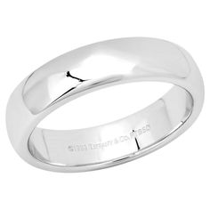 TIFFANY & Co. Forever Platinum 6mm Lucida Wedding Band Ring 11.5 Men's Metal: Platinum Size: 11.5 Band Width: 6mm Weight: 16.70 grams Hallmark: ©1999 TIFFANY&Co. PT950 Condition: Brand new, never worn, comes with Tiffany box Tiffany price: $3,050 Authenticity Guaranteed Timeless Wedding Bands With Polished Finish, Modern Engraved Ring With Thick Band For Wedding, Luxury Wedding Ring With Polished Finish, Modern Engraved Thick Band Ring For Wedding, Luxury Wedding Rings With Polished Finish, Modern Engraved Thick Band Wedding Ring, Modern Engraved Wedding Ring With Thick Band, Classic Engraved Ring With Polished Finish For Wedding, Luxury Bands With Polished Edges For Anniversary