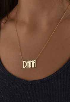 You can customize this necklace with a name/word of your choice. All our necklaces are suitable for all kinds of clothing and add a great sparkle to your wardrobe.  #personalizednecklace #weddingift #14kgoldnecklace #personalizedchoker #customnecklace #personalizedjewelry #personalizedgift #namenecklace #initialnecklace #lovegifts #personalizedpendant #birthdaygiftromantic #romanticgifts #giftsforbestfriend Customized Initial Pendant Name Necklace For Birthday, Gold Necklaces With Letter Print For Anniversary, Personalized Gold Necklace With Letter Print, Personalized Gold Letter Print Necklace, Customized Initial Pendant Name Necklace For Mother's Day, Silver Name Necklace With Initial Pendant And Letter Print, Silver Initial Pendant Name Necklace With Letter Print, Customizable Gold Name Necklace For Birthday Gift, Customizable Gold Name Necklace For Birthday