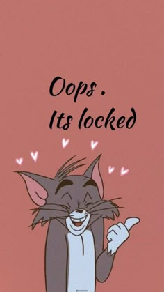 an image of a cartoon character with the caption cops it's locked