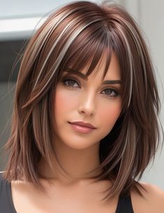 "Fresh Short Hairstyles That Make a Statement"
"Everyday Curls: How to Style Curly Hair Effortlessly" Rambut Brunette, Medium Hair Styles For Women, Haircuts For Medium Length Hair, Layered Haircuts For Medium Hair, Bangs With Medium Hair, Shoulder Length Hair Cuts, Fun Hair, Haircuts For Medium Hair, Hair Color Highlights