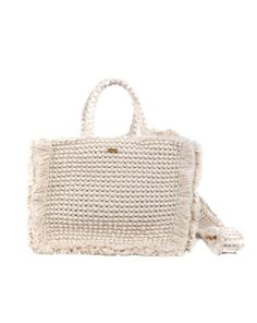 Gossypium Crossbody Bag Beige & Gold - By Boho Hunter Luxury Crochet Travel Bag With Detachable Handle, Vacation Shoulder Bag With Removable Pouch, Luxury Summer Rectangular Satchel, Top Handle Beach Bag With Adjustable Strap, Daily Use Crochet Top Handle Bag With Adjustable Strap, Natural Color Tote Shoulder Bag With Detachable Strap, Luxury Crochet Shoulder Bag With Adjustable Strap, Luxury Summer Satchel With Double Handle, Top Handle Crochet Bag With Adjustable Strap For Shopping