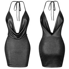 Short & Backless Dress With Tie Strings Around Neck. Comes Down To Mid Thigh Length & Streches. Lining In The Bottom. Gray Stretch Mini Dress For Party, Gray Bodycon Dress For Date Night, Gray Bodycon Dress For Party, Fitted Gray Dress For Night Out, Chic Gray Bodycon Dress For Party, Chic Gray Party Dress, Glamorous Gray Dress For Night Out, Gray Fitted Bodycon Dress For Party, Elegant Gray Mini Dress For Night Out