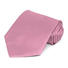 This antique pink tie has a soft, silky feel. The durable material makes it great for everyday wear and the satin shine is a top pick for group or formal wear. Standard men's 3.5-inch width. Part of our exclusive Alexander Logan Neckwear® collection. We recommend this shade for a muted medium pink color. Product Features • Traditional 3.5" width, at the widest point • 57" length, tip to tip• Color is antique pink • Made from 100% Polyester • Satin finish • Dry clean only • Imported Classic Pink Suit And Tie Accessories For Groom, Turquoise Suit, Wedding Tie, Pink Solid, Wedding Ties, Antique Pink, Tie Styles, Pink Tie, Pink Ties