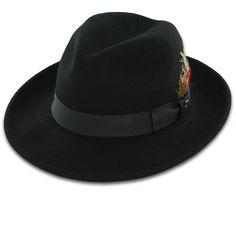 Belfry Bogart - Classic Wool Fedora Fitted Fedora With Flat Brim For Travel, Fitted Fedora With Short Brim For Travel, Classic Winter Travel Hats, Classic Fedora With Flat Bill For Travel, Classic Brimmed Felt Hat For Travel, Classic Flat Bill Fedora For Travel, Fitted Flat Brim Hat For Travel, Fitted Flat Brim Travel Hat, Classic Fur Felt Hat For Travel