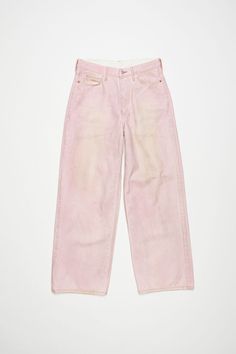 Jean Baggy, Baggy Fit Jeans, Acne Studios Jeans, Suit Jacket Dress, Fake Friends, Loose Fit Jeans, Pink Jeans, Pink Themes, Shorts Skirts