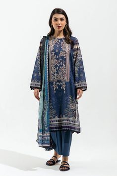 Beechtree Aegean Tradition-Embroidered-2P-Lawn Spring Summer Lawn Default Title Beechtree Aegean Tradition-Embroidered-2P-Lawn Spring Summer Lawn Original brand suit fabric and photography lite diffrance in actual print. Unstitched Embroidered Patterned Lawn Suit, Patterned Embroidered Lawn Suit, Blue Salwar Kameez With Intricate Embroidery For Spring, Unstitched Embroidered Patterned Sets, Blue Unstitched Cambric Suit With Intricate Embroidery, Unstitched Bohemian Blue Lawn Suit, Blue Bohemian Cotton Lawn Suit, Blue Floral Print Salwar Kameez For Summer, Summer Floral Print Blue Salwar Kameez