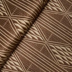 a brown and white patterned fabric