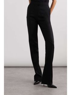 ALEXANDER MCQUEEN Grain de poudre wool slim-leg pants Alexander Mcqueens, Slim Leg Pants, Slim Leg, Slim Legs, Net A Porter, Women Collection, Leg Pants, Alexander Mcqueen, Luxury Design