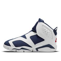 (PS) Air Jordan 6 Retro Little Flex 'White Midnight Navy' CT4416-130 (AJ6/SNKR/High Top/Basketball) Air Jordan 6 Retro, Jordan 6 Retro, Air Jordan 6, Jordan 6, Midnight Navy, Stylish Sneakers, Blue Shoes, Basketball Shoes, High Top