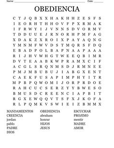 the word search is shown in spanish and has many words to choose from, including