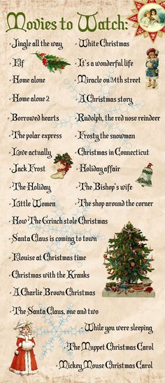 an old fashioned christmas poem on parchment paper