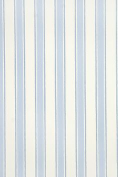 a blue and white striped wallpaper with vertical stripes