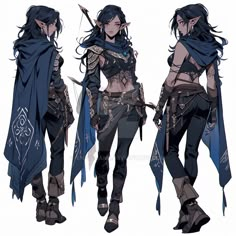 the concept art for an upcoming video game is shown in full color and it looks like she