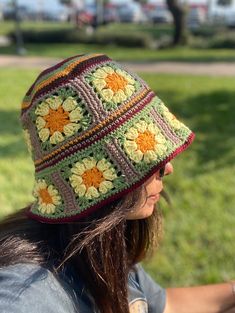 "Product Details; - Crochet Bucket Hat Handmade Crochet Bucket Hat with Standart Size. Super stylish crochet hat will add a special touch to your summer wardrobe.  This hat is perfect for spring and summer days. -Free Shipping to Worldwide ✈️ -İt is completely hand knitted  -İt is knitted high quality cotton yarn 🧶 -Some of our products are ready to ship and ship within 1-2 days. Some are made to order and will be ready to ship in 1-2 weeks at the latest. -You can customize pattern,color and si Crochet Summer Hats, Crochet Beach Dress, Crochet Summer Dresses, Handmade Hats, Stylish Crochet, Bonnet Crochet, Crochet Pillows, Cushion Cover Designs, Crochet Bucket