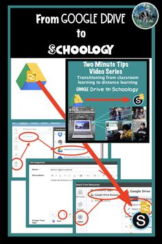 the back cover of an instructional manual for using google drive to teach students how to use technology