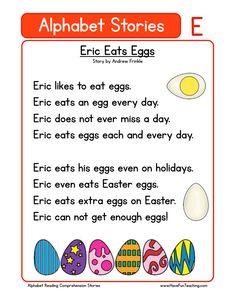 an alphabet worksheet for easter eggs