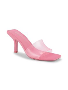 X Synthetic Upper Lining: Synthetic Synthetic Sole Imported X , 3.75". Center Core - W Trend Shoes > Saks Off 5th. Bcbgeneration. Color: Pink. Size: 7.5. Synthetic High Heel Sandals With Clear Strap, High Heel Sandals With Clear Strap, Synthetic Open Toe Heels With Clear Strap, Party Jelly Sandals With Open Heel, Pointed Toe Sandals With 4-inch Heel, Synthetic Heels With 4-inch Heel And Single Toe Strap, Synthetic Sandals With Clear Strap And Open Toe, Open Toe Synthetic Jelly Sandals For Party, Pink High Heel Jelly Sandals For Party