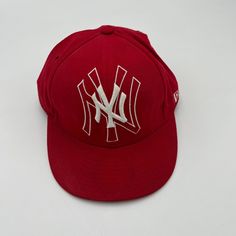 About this item Condition Used Seller Notes Pre-owned item small stain under brim” Brand New Era Size 7 5/8 Color Red Product Cap, Hat Team New York Yankees Gender Men Classic Red Snapback Hat With Curved Brim, Classic Red Baseball Cap With Flat Brim, Classic Red Snapback Baseball Cap, Classic Red Snapback Cap, Classic Short Brim Baseball Cap For Streetwear, Short Brim Fitted Hat For Baseball Season, Classic Red Baseball Cap, Classic Red Baseball Cap With Curved Brim, Short Brim Baseball Cap For Baseball Season