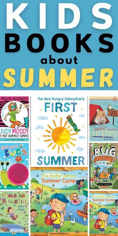 children's books about summer are featured in this book cover for the first time