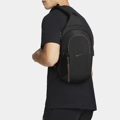 Sporty Crossbody Chest Bag For Outdoor, Sporty Outdoor Crossbody Chest Bag, Functional Black Shoulder Chest Bag, Black Chest Bag Backpack For Streetwear, Black Urban Chest Bag For Outdoors, Urban Black Chest Bag For Outdoor, Urban Black Chest Bag For Outdoors, Functional Black Shoulder Bag, Sporty Black Backpack For Gym