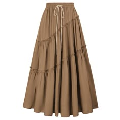 Steampunk maxi skirt: elegance and comfort This exceptional skirt is designed to deliver a one-of-a-kind steampunk look. The skirt is crafted from high-quality fabrics that offer exceptional comfort throughout the day. Our Steampunk maxi skirt stands out with its high waist, accentuating your silhouette and creating a classic Victorian aesthetic. We've added open side-seam pockets for added convenience, allowing you to carry your essential items while staying true to your steampunk style. This s Maxi Skirt Fall, Skirts Vintage, Classic Skirts, Long Skirts For Women, Women Skirts, Hem Skirt, Fall Skirts, Skirts With Pockets, Modest Outfits