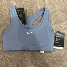 Brand New With Tags Nike Sports Bra. Medium Support With Removable Pad. Nike Sports Bra Aesthetic, Nike Sports Bra For Light Sports, Nike Functional Sports Bra For Light Sports, Nike Functional Activewear For Light Sports, Nike Running Clothes, Cute Sports Bras, Cute Athletic Outfits, Clothes Sport, Cute Sports Bra