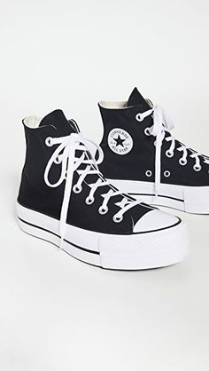 Converse Chuck Taylor All Start Lift Hightop Sneakers | SHOPBOP High-top Sneakers With Laces And Medium Fit, High-top Platform Sneakers With Lug Sole, Medium Fit High-top Sneakers With Laces, Converse Platform Sneakers With Round Toe, Casual High Ankle Platform Sneakers, Converse High-top Lace-up Sneakers With Cushioned Footbed, High-top Platform Sneakers With Cushioned Footbed, Converse High-top Platform Sneakers, Platform Sneakers With Rubber Sole And Round Toe