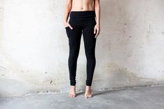 Comfortable opaque leggings, mid-raise, made of handy solid material, with a  pocket.One leg of the leggings has a spacious pocket at the thigh. The leggings are made of opaque solid material, which makes them ideal for use in yoga/sports.Our model is 1,63 m / 5,3 ft tall and wears S-size.♦ Size/Measurements ♦Please note our sizes and measurements! If you have any questions, don´t hesitate to contact us.♢ XS International (US: 2/4; AT/DE: 32/34)Bust: 74 - 78 cm / 29 - 30,5 inchWaist: 58 - 62 cm Comfort Stretch Black Yoga Pants With Pockets, Black Yoga Pants With Pockets And Comfort Stretch, Black Comfort Stretch Yoga Pants With Pockets, Versatile Yoga Pants With Hip Pockets, Solid Yoga Pants With Pockets, Versatile Stretch Yoga Pants With Hip Pockets, Versatile Fitted Yoga Pants With Side Pockets, Black Leggings With Pockets And Comfort Stretch, Black Yoga Leggings With Side Pockets