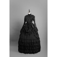 An item that will make you look like a mysterious queen from the medieval era. A jumper skirt richly decorated with black lace embroidery, a petticoat with an elegant silhouette, and an embroidered gothic blouse captivated by its delicate decoration. Fascinated by the dramatic and dark atmosphere. 
 
 
 Item 
 
 Jumper skirt 
 
 
 
 Petticoat 
 
 
 
 Blouse 
 
 
 
 
 Size 
 
 Jumper skirt 
 
 S size 
 
 Length: 110cm 
 Bust: 84cm 
 Waist: 66cm (*6cm elasticity adjustment possible) 
 
 M size Black Long Sleeve Vintage Costume Dress, Black Long Sleeve Victorian Costume Dress, Black Long Sleeve Vintage Dress For Costume, Black Victorian Dress With Long Sleeves For Halloween, Black Ruffled Corset Dress For Wedding, Halloween Lace Corset Costume Dress, Halloween Victorian Dress With Ruffles, Halloween Victorian Dress With Ruffles For Costume Party, Vintage Black Corset Dress For Cosplay