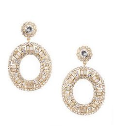 bridal accessories: Women's Jewelry | Dillard's Elegant Jeweled Hoop Jewelry, Chic Formal Jewelry Ring, Elegant Metal Jewelry With Ring Detail, Chic Oval Metal Jewelry, Chic Metal Jewelry For Anniversary, Chic Crystal Jewelry With Jewels, Chic Metal Jewelry With Bling, Gold Jeweled Hoop Jewelry, Elegant Metal Rings With Sparkling Stones