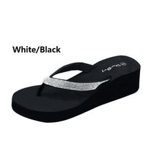 These wedge sandals are lightweight and comfortable to wear. Perfect for casual wear. Size: 10.  Color: Black.  Gender: female.  Age Group: adult. Flip Flop Sandals, Wedge Sandals, Gender Female, Clothing And Shoes, Flip Flops, Age Group, Casual Wear, Wedges, Size 7