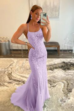 A Linie Spaghettiträger Herzausschnitt Lange Abendkleider Ballkleider One Shoulder Homecoming Dress, White Prom Dress Long, Prom Dresses Long Pink, Backless Evening Dress, Lace Prom Dress, Backless Prom Dresses, Lace Mermaid, Sophisticated Dress, Mermaid Fashion