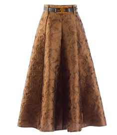 The "October" skirt offers a unique blend of vintage aesthetics. with luxury refinement. Featuring a luxurious cotton-polyester woven fabric blend. decorative sash belt. high waist construction and detailed craftsmanship throughout. Designed for... Fall Flared Skirt With Belt Loops, Elegant Fitted Skirt With Belt Loops, Fall Formal Belted Skirt, Elegant Belted Maxi Skirt For Spring, Elegant High Waist Full Skirt, Elegant High Waist Voluminous Skirt, Elegant Relaxed Skirt With Belt, Elegant Midi Skirt With Belt Loops, Elegant High Waist Skirt With Belt