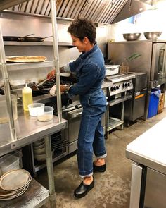 @feistychef knows that having a reliable pair of work shoes in the kitchen is essential for every chef! Our Dansko Pro XP clogs have been powering workers for years to provide the utmost comfort and dependable functionality. Pair them with a denim jumpsuit like @feistychef and you’ll be ready to conquer the day! Clogs Outfit Ideas, Heeled Clogs Outfit, Dansko Clogs Outfit, Clog Outfits, Women's Chef Jacket, Clog Outfit, Platform Clogs Shoes, Loafers With Socks, Chef Shoes