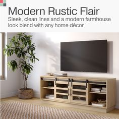 modern rustic flair sleek, clean lines and a modern farmhouse look blend with any home decor