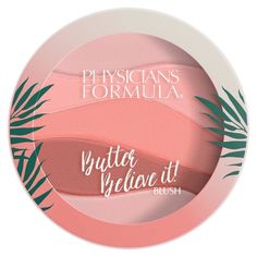 Physicians Formula Murumuru Butter Butter Believe it Blush - Pink Sands - 0.19oz Physicians Formula Foundation, Physicians Formula Blush, Blush Application, Physicians Formula Makeup, Cupuacu Butter, Physicians Formula, Healthy Beauty, Epilator, Cream Blush