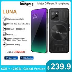 an advertisement for the new luma smartphone