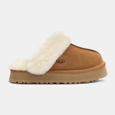 UGG Women’s Disquette Slipper Shoes 194715793262 Free Shipping Worldwide Xmas Haul, Bear Aesthetic, Wishlist Shoes, Disco Style, Slippers Online, Flowy Midi Dress, Sheepskin Slippers, Before Midnight, Autumn Wardrobe